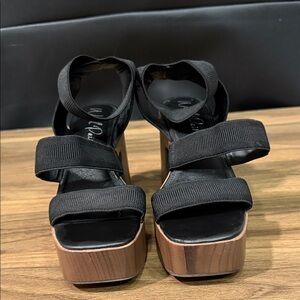 Black Platform Sandals